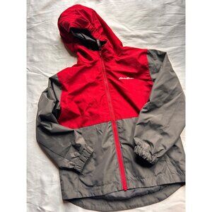 Eddie Bauer WaterProof Shell Jacket - XS (5/6) - Red and Gray